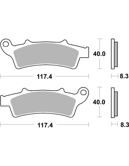 pastillas de freno moto brembo genuinas 07045