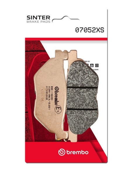 pastillas de freno moto brembo sinterizadas 07052xs
