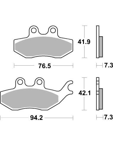 pastillas de freno moto brembo genuinas 07054