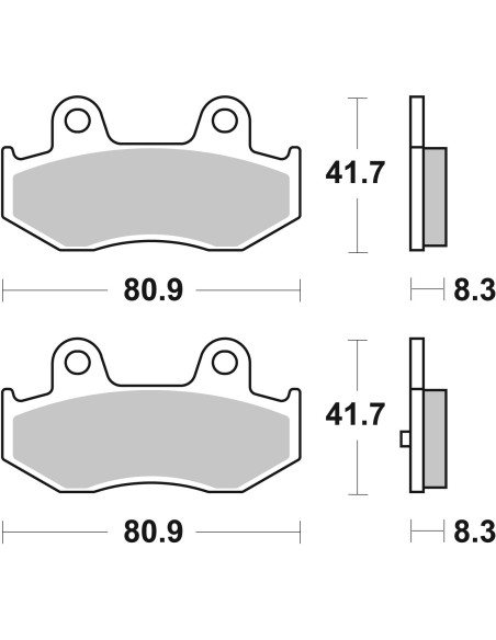 pastillas de freno moto brembo genuinas 07055