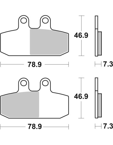 pastillas de freno moto brembo genuinas 07057