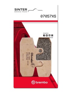 pastillas de freno moto brembo sinterizadas 07057xs