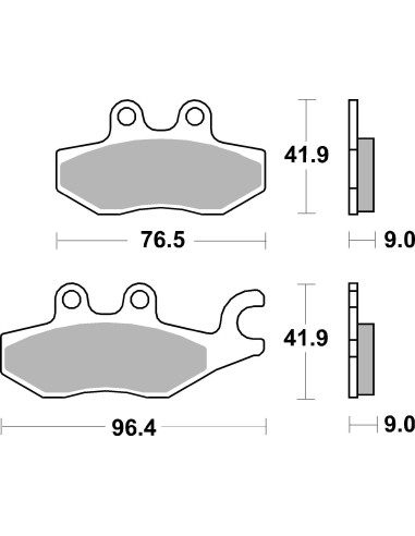 pastillas de freno moto brembo genuinas 07060