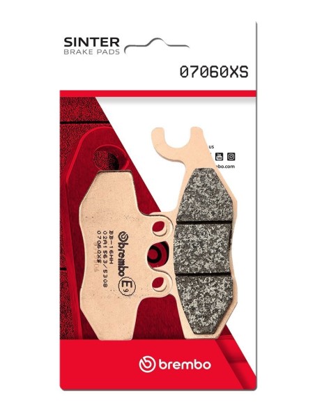 pastillas de freno moto brembo sinterizadas 07060xs