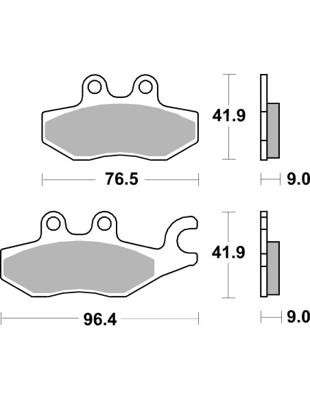 pastillas de freno moto brembo sinterizadas 07060xs