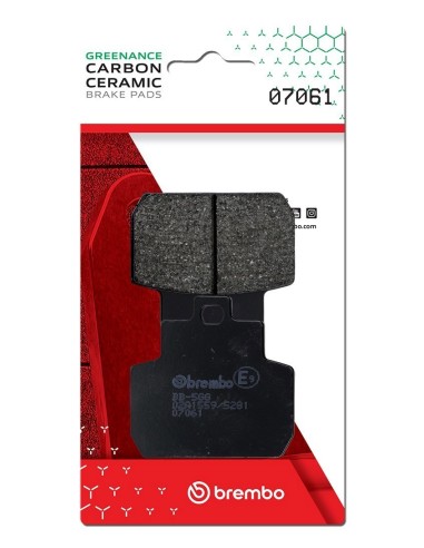 pastillas de freno moto brembo genuinas 07061