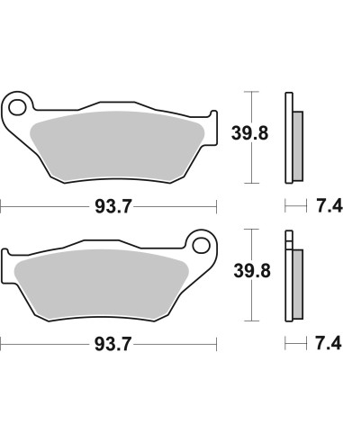 pastillas de freno moto brembo genuinas 07065
