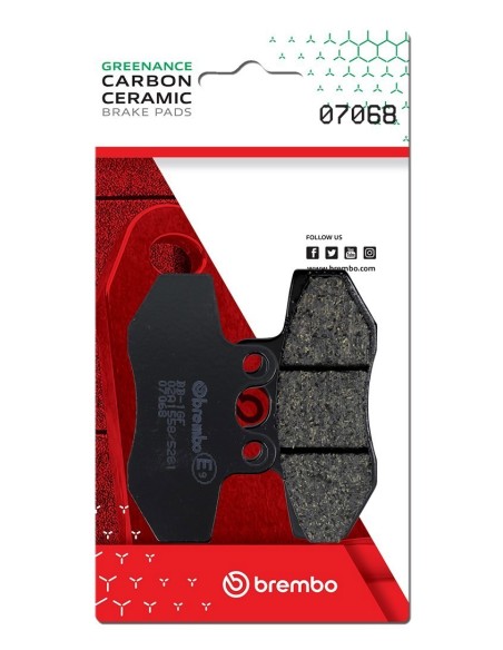pastillas de freno moto brembo genuinas 07068