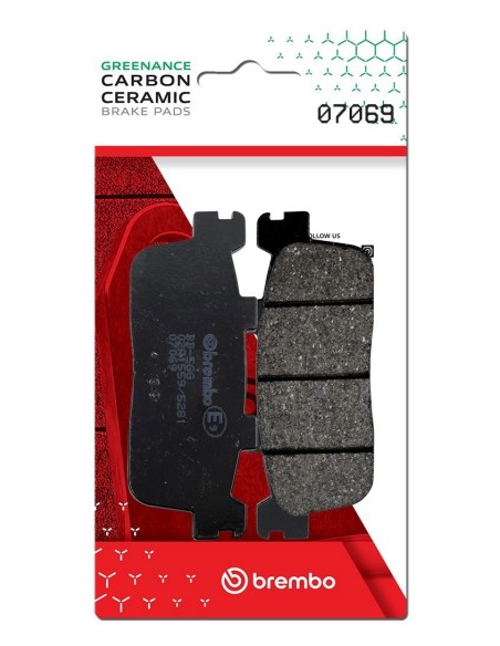 pastillas de freno moto brembo genuinas 07069