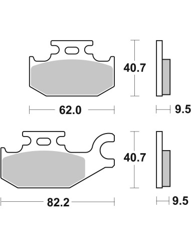 pastillas de freno moto brembo genuinas 07070