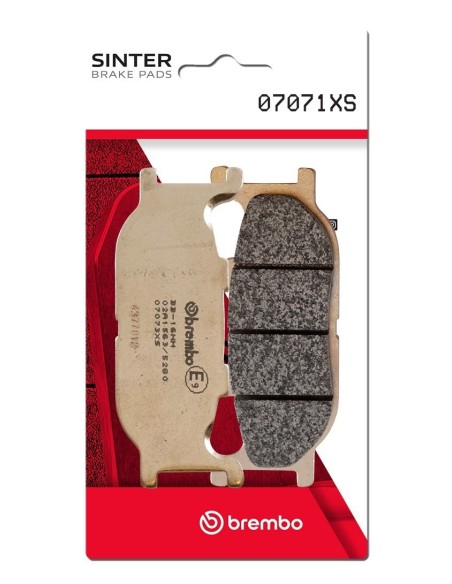 pastillas de freno moto brembo sinterizadas 07073xs