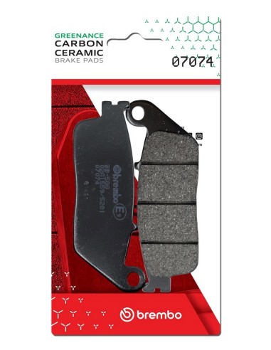 pastillas de freno moto brembo genuinas 07074