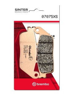 pastillas de freno moto brembo sinterizadas 07075xs