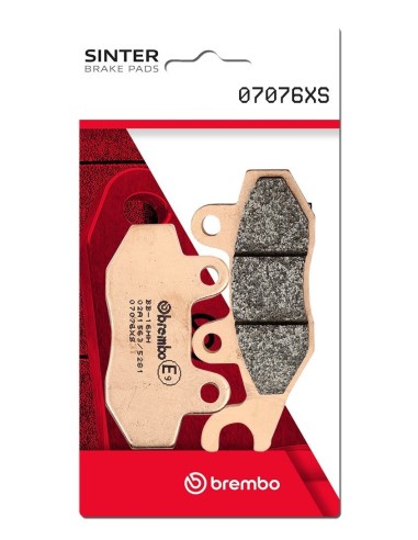 pastillas de freno moto brembo sinterizadas 07076xs