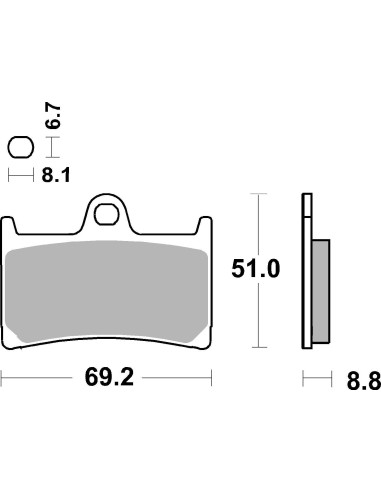 pastillas de freno moto brembo sinterizadas 07077xs