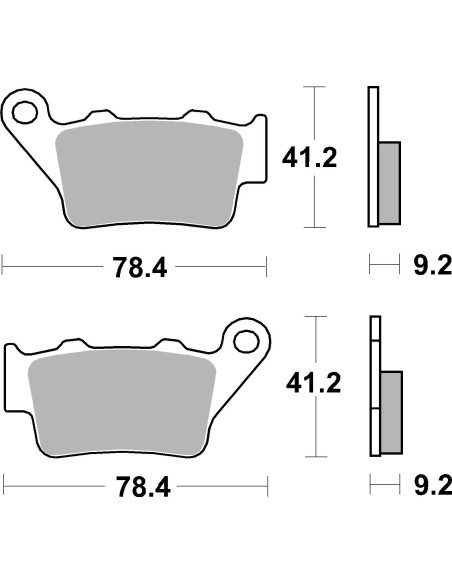pastillas de freno moto brembo genuinas 07082