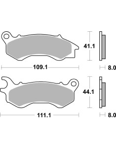 pastillas de freno moto brembo genuinas 07090 2