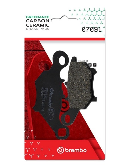pastillas de freno moto brembo genuinas 07091