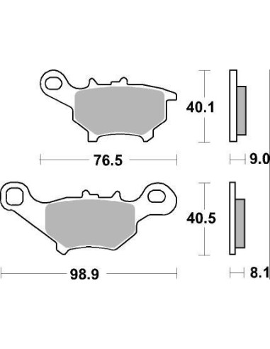 pastillas de freno moto brembo genuinas 07091