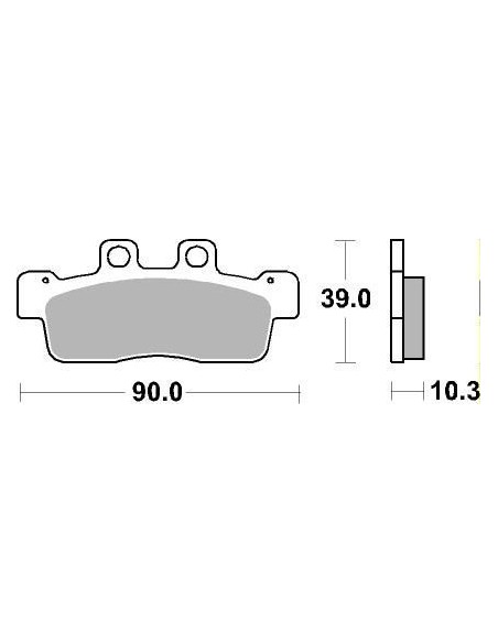 pastillas de freno moto brembo genuinas 07092