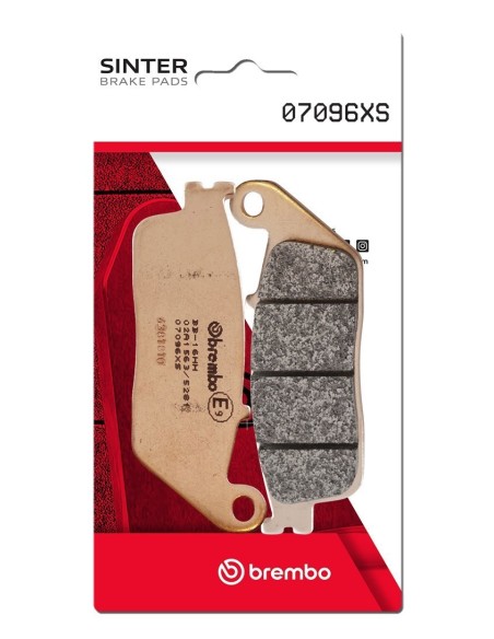pastillas de freno moto brembo sinterizadas 07096xs