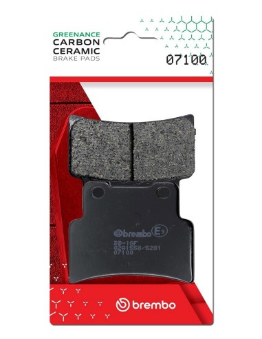 pastillas de freno moto brembo genuinas 07100