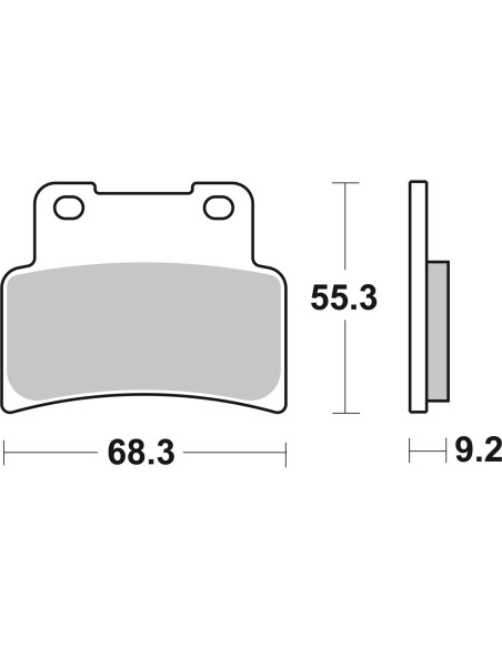 pastillas de freno moto brembo sinterizadas 07100xs