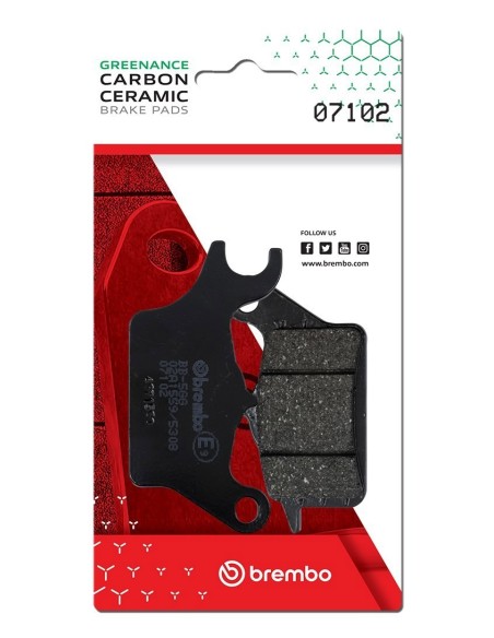 pastillas de freno moto brembo genuinas 07102