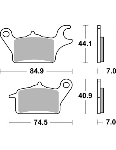 pastillas de freno moto brembo genuinas 07102