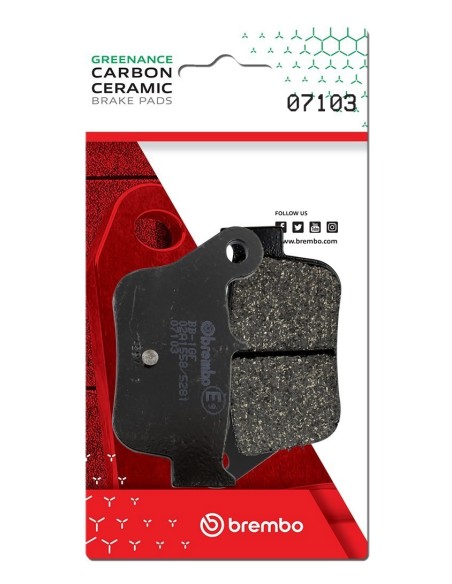 pastillas de freno moto brembo genuinas 07103