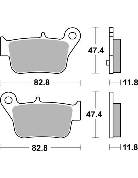 pastillas de freno moto brembo sinterizadas 07103xs