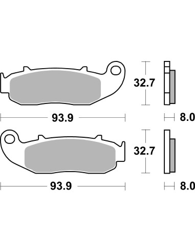 pastillas de freno moto brembo genuinas 07107