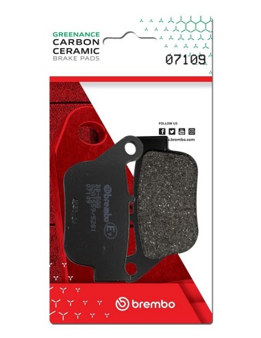 pastillas de freno moto brembo genuinas 07109