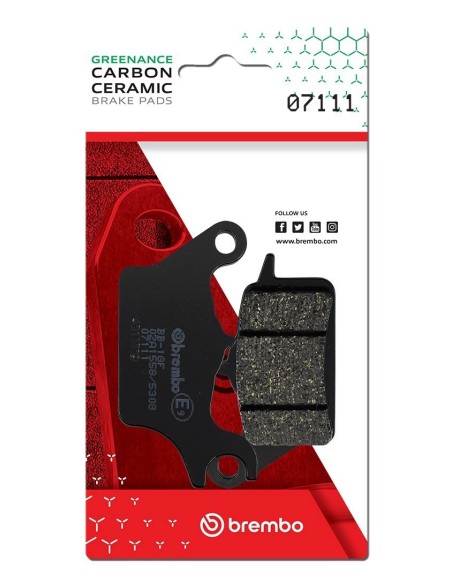 pastillas de freno moto brembo genuinas 07111