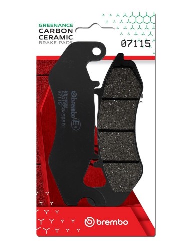 pastillas de freno moto brembo genuinas 07115