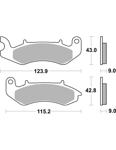 pastillas de freno moto brembo genuinas 07115