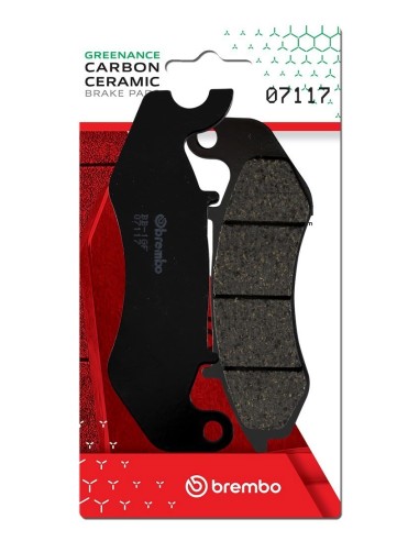pastillas de freno moto brembo genuinas 07117