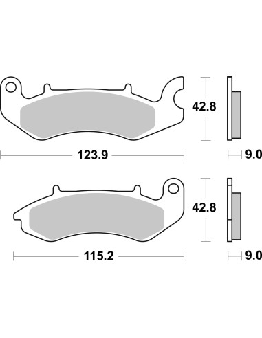 pastillas de freno moto brembo genuinas 07117
