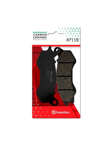 pastillas de freno moto brembo genuinas 07119