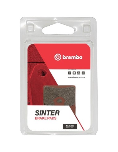 pastillas de freno moto brembo sinterizadas 07gr16sd