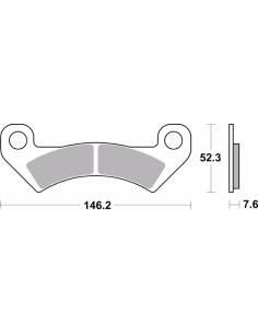 pastillas de freno moto brembo sinterizadas 07gr85sd
