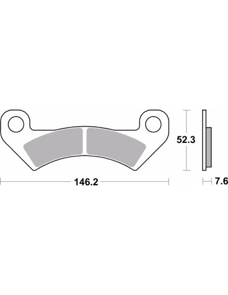 pastillas de freno moto brembo sinterizadas 07gr85sd