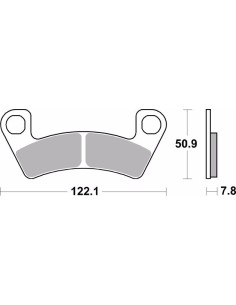 pastillas de freno moto brembo sinterizadas 07gr87sd