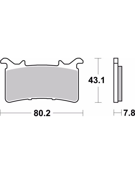 pastillas de freno moto brembo sinterizadas 07gr99sa