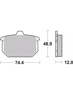 pastillas de freno moto brembo genuinas 07hd0413 2