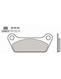 pastillas de freno moto brembo genuinas 07hd0507