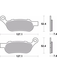 pastillas de freno moto brembo sinterizadas 07hd07sp 2