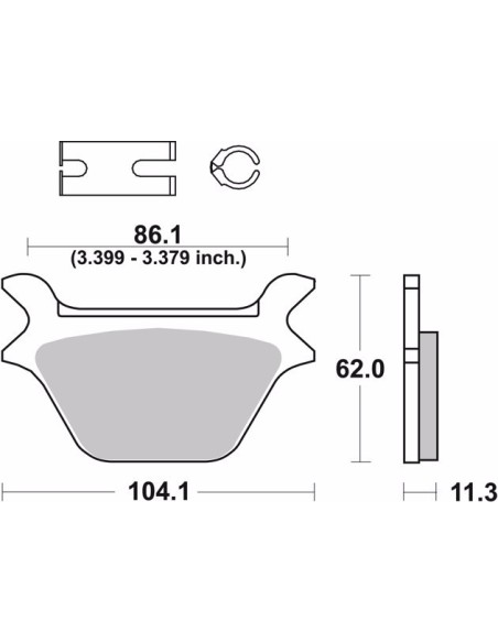 pastillas de freno moto brembo genuinas 07hd1011