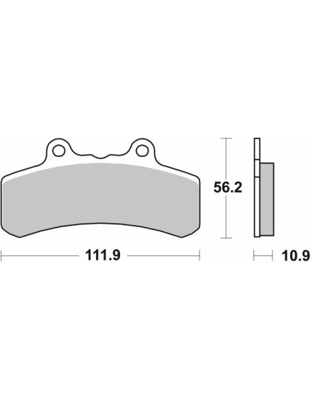 pastillas de freno moto brembo genuinas 07hd1109