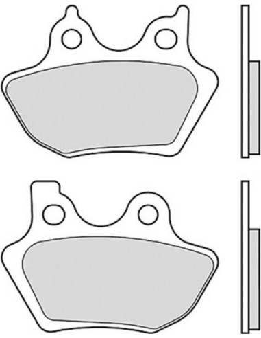 pastillas de freno moto brembo sinterizadas 07hd12sp